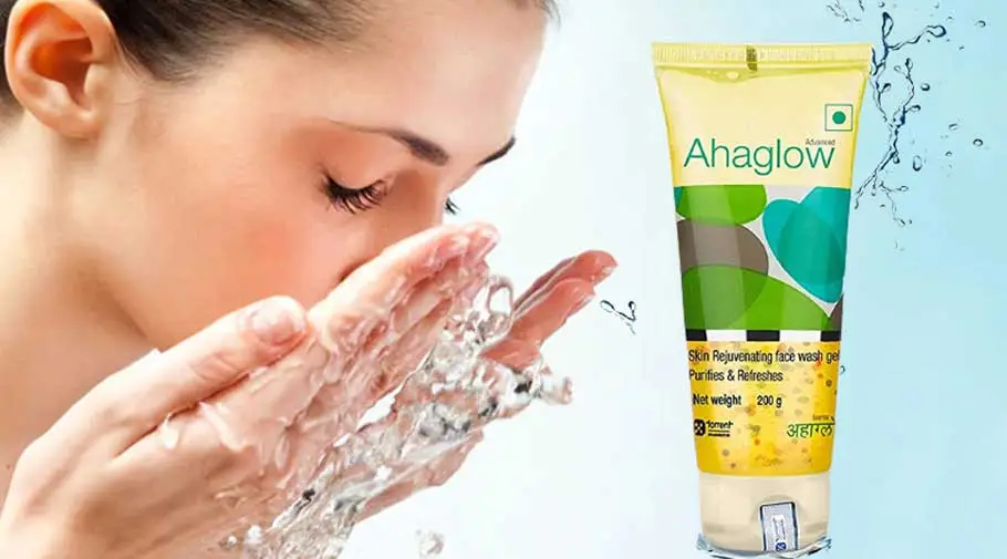 ahaglow gentle skin cleanse face wash